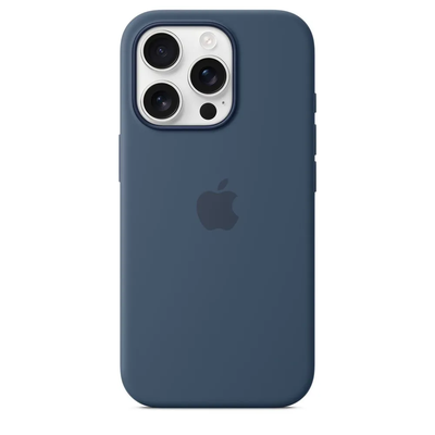 Чехол Silicone Case с MagSafe iPhone 16 Pro (Denim)