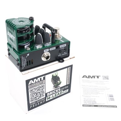 AMT Bricks M-Lead PLUS - одноканальный ламповый гитарный преамп (эмуляция JCM800 Mod) [без БП]