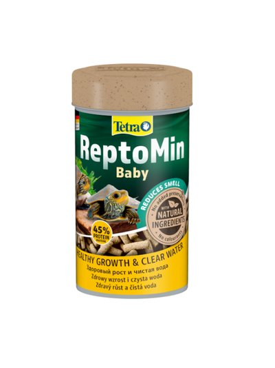 Tetra ReptoMin Baby корм для молодых водных черепах, 100 мл