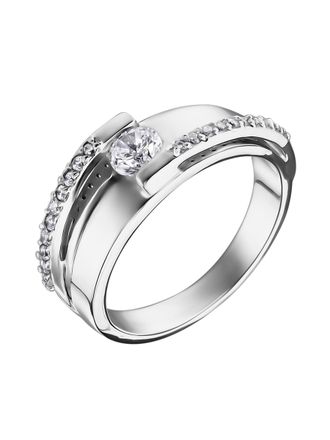 Кольцо с бриллиантом для большой руки арт. 810135.