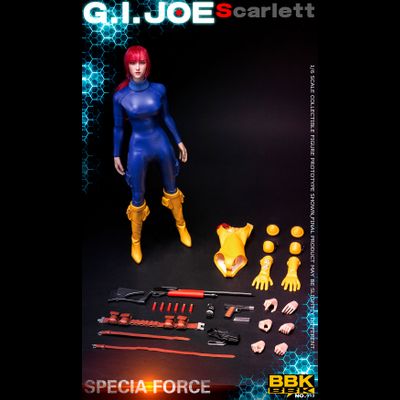 Скарлетт (G.I.Joe series) - Коллекционная ФИГУРКА 1/6 G.I.JOE Scarlett (BBK013) - BBK
