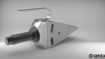 Устройство для разъединения фланцев трубопровода Собрание работ студии промдизайна | Опытное производство и НИОКР