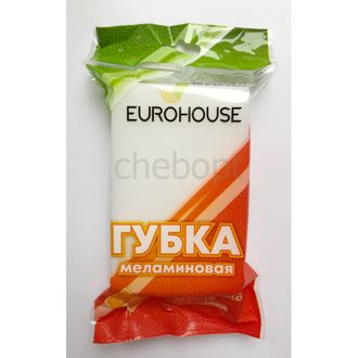 Губка Eurohouse Еврохаус Меламин, 10х6х2,5 см