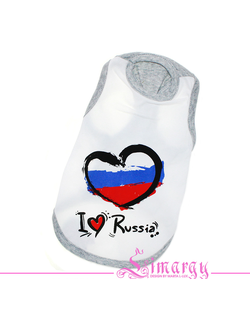 Маечка L-Rus белая