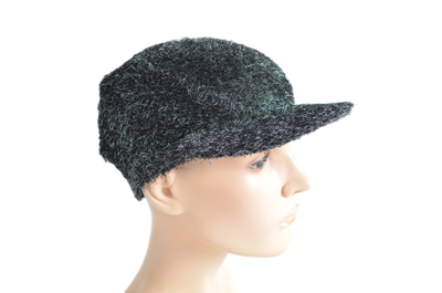 Черная бейсболка Италия вискоза