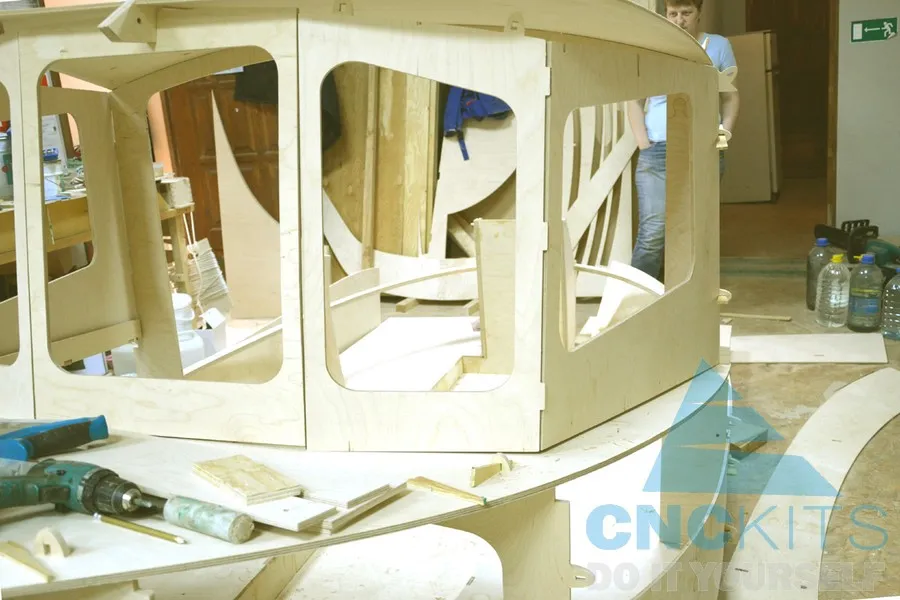 Постройка мини-буксира Фото 42