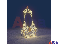 Световая фотозона Селфи-рамка Зеркало