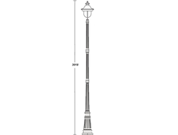 Садово-парковый светильник серии  Madrid