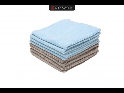 All-Purpose Set Набор микрофибр синего и серого цветов, 8шт, 35х35 см, 250гм2