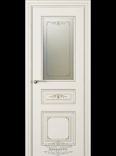 PORTE RICHI (Беларусь). АУРА, БЬЯНКА (ЛЧ53-С2), Ral 9010/ ПАТИНА ЗОЛОТО. СТЕКЛО БРОНЗА с ПЕСКОСТРУЙНОЙ ОБРАБОТКОЙ