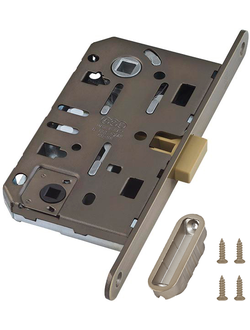 Замок AGB межк. WC (ант. бронза) с отв. пл. B02402.05.91 MEDIANA POLARIS