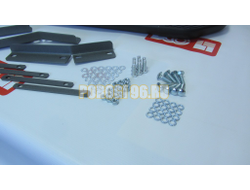 Пороги подножки "Luxe Black" 1250 мм для Lada Niva Urban 3d