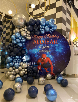 Фотозона в стиле "Человек паук"