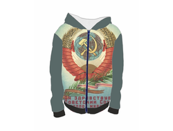 Толстовка 3D с полной запечаткой СССР №13