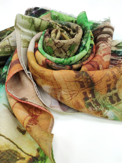 Павловопосадский палантин 10168-10