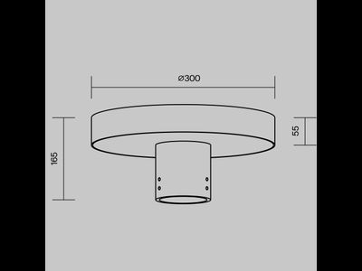 Парковый светильник Katto 3000К 30Вт IP 65, O471H-L30GF3K