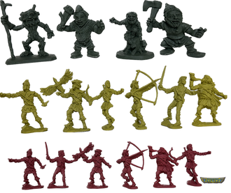 Биплант - Шервудский лес 6 фигур - бордовый