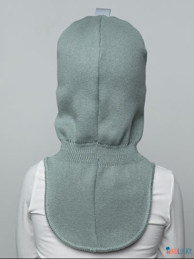 Шапка-шлем 23301-01 х/б подклад, мятно-серый 52-54