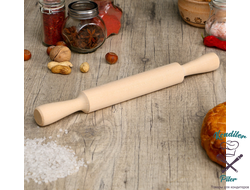 Скалка с ручками, берёза, 35×3,5 см