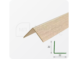 УГОЛ ДЕКОРАТИВНЫЙ 10Х10 УП 01-27.2700.501Л СЕРЕБРО (матовый)
