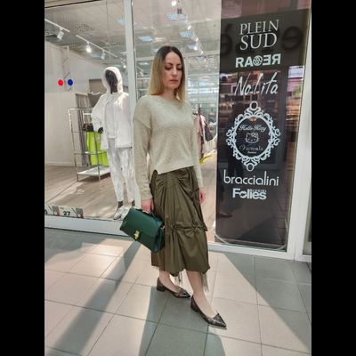 Сумка Leather Country зеленая