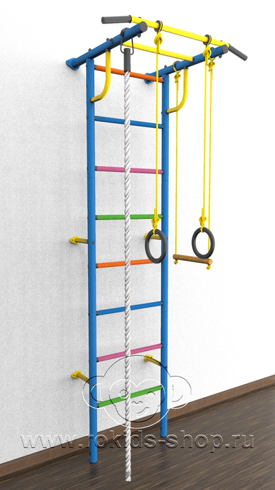 ДСК-2.с "Роки-1ц" цветные ступеньки ПВХ от Rokids -синий