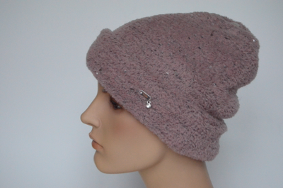 Шапка с отворотом Vizio 9010 CRY сиреневая