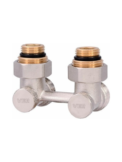 Узел нижнего подключения радиатора "ViEiR" угловой 3/4" Multiflex