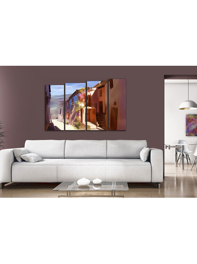 Модульная картина &quot;Прекрасные улочки&quot;