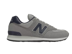 New Balance 574 Grey Серые (Экозамша) фото