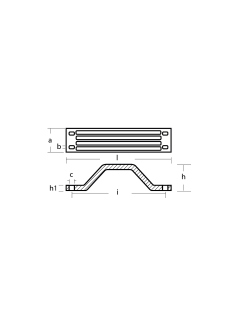 Цинковый анод Tecnoseal 01112 202x47x52мм дуговой для двигателей Yamaha 115-350лс