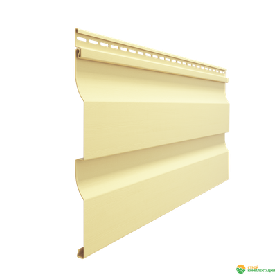 Сайдинг ПВХ Docke Premium Корабельный брус D4,5D  PASTEL лимон 3600х232 мм