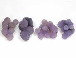 Халцедон фиолетовый виноградный, коллекционный образец в ассортименте, Индонезия (18-22 мм, 2,5-3,5 г) №28603