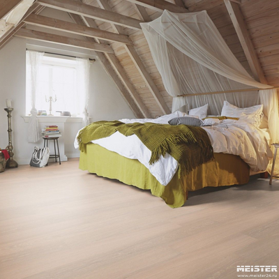 Паркетная доска Meister PS 300 Residence Дуб гармония Забелёный 8815 фото в интерьере