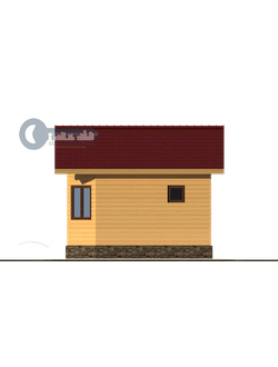 Б-21 ГАБАРИТНЫЕ РАЗМЕРЫ: (4Х5М) 1 ЭТАЖ, ОБЩАЯ ПЛОЩАДЬ: 18М²