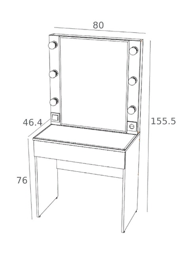 Стол туалетный Мемори СТ-03 (Мебелони)
