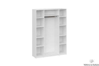 ШК 5 1600 шкаф четырехстворчатый распашной Белый текстурный