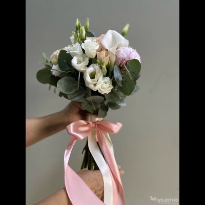 Букет невесты &amp; Бутоньерка № 1319