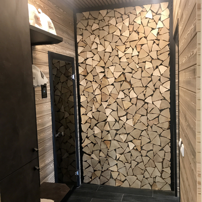 спилы дерева имитация поленницы