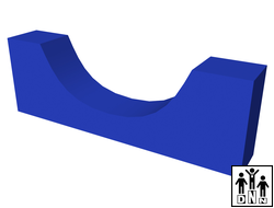 Мягкий модуль мост 900x300x150