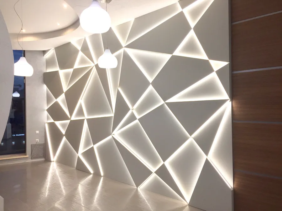 Готовые покрашенные панели.