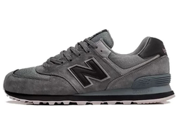 New Balance 574 Dark Grey Black мужские