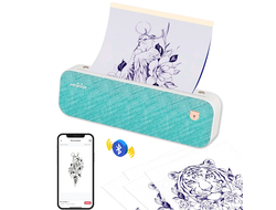 Термокопировальный беспроводной принтер PeriPage A40 Wireless Tattoo Thermal Printer Green