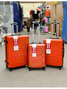 Чемодан маленький Neyron ABS S оранжевый