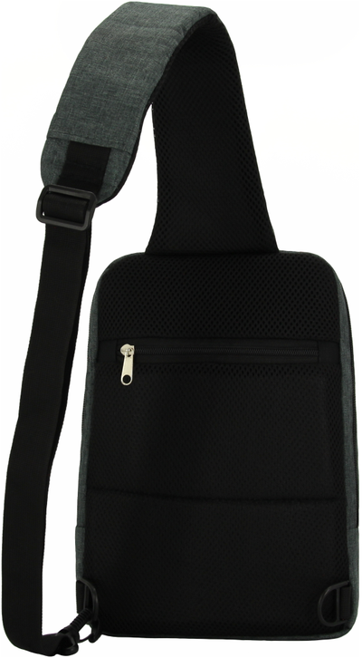 Рюкзак с одной лямкой - сумка на грудь Optimum XXL RL, темно-серый