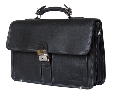 Кожаный портфель Feudo black (арт. 2014-01)