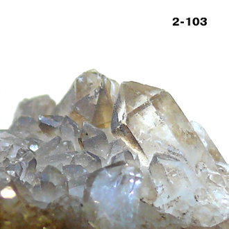 Раухтопаз натуральный (микро-друза) Казахстан №2-103: 10,2г - 28*27*15мм