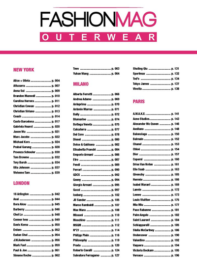 Fashionmag Outerwear Magazine Fall Winter 2024 Иностранные журналы о моде в Москве, Intpressshop