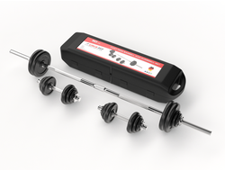 Набор гантелей и штанга UNIXFIT в кейсе 50kg купить в Воронеже