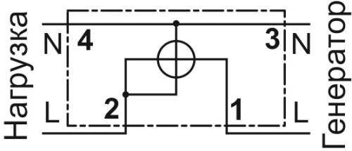 СХЕМА ПОДКЛЮЧЕНИЯ СЧЕТЧИКА NP71E.2-1-5
